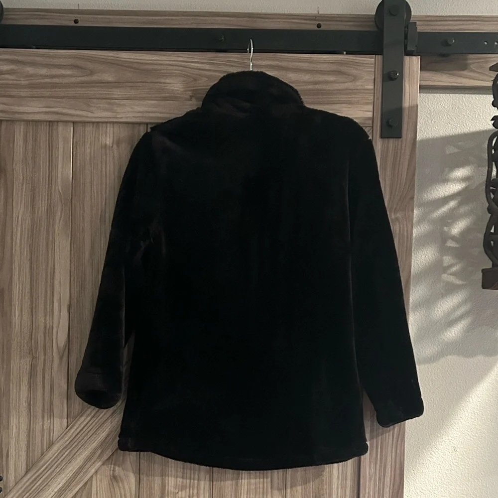 32 Degrees Heat full zip up‎ Black Plush Jacket Size M - Picture 2 of 10